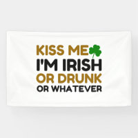 KISS ME I'M IRISH DRUNK OR WHATEVER COUPLE