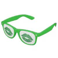 Kiss Me I m Irish Fun Green St Patrick s Day Retro Sunglasses