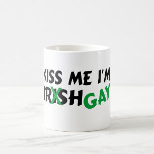 Kiss Me Im Irish Gay Coffee Mug