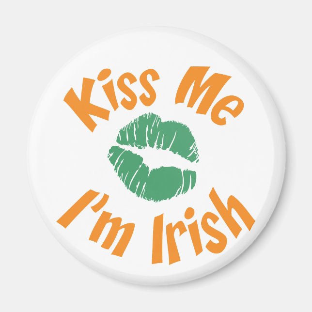 Kiss Me I'm Irish Magnet (Front)