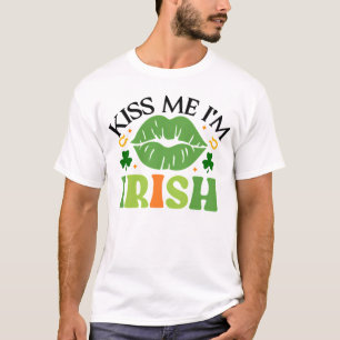 Kiss Me I'm Irish, Patricks Day T-Shirt
