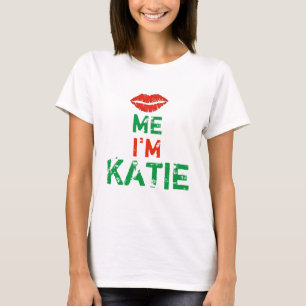 Kiss Me I'm Irish Personalized Name St. Paddy's T-Shirt