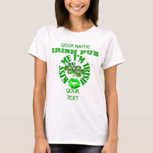Kiss me I'm Irish personalized St Patrick's day T-Shirt