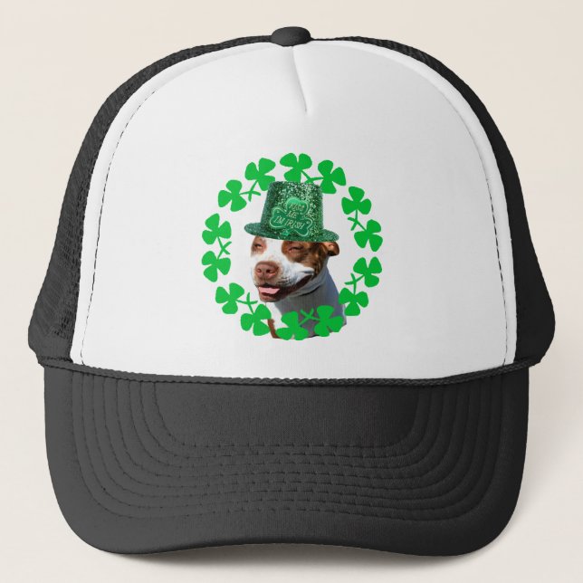 Kiss Me I'm Irish Pitbull Baseball cap (Front)