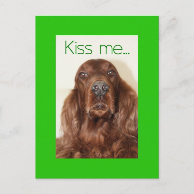 Kiss me....I'm Irish Postcard (Front)