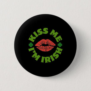 Kiss Me I'm Irish St Patricks Day Celebration Shen 2 Inch Round Button