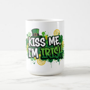 Kiss Me I'm Irish St. Patrick's Day Coffee Mug