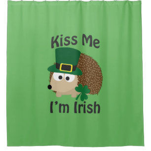 Kiss Me Im Irish St Patricks Day Hedgehog