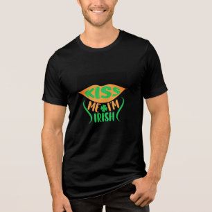 Kiss Me I'm Irish: St. Patrick's Day Shirts, Gifts Tri-Blend Shirt
