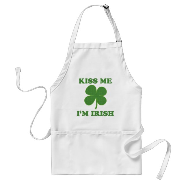 Kiss me i'm Irish Standard Apron (Front)
