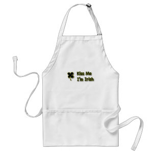 KISS ME I'm Irish Standard Apron
