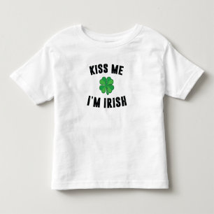 Kiss me i'm irish toddler t-shirt