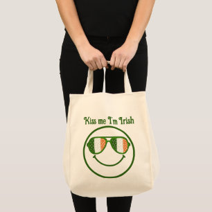 Kiss me I'm Irish tote bag