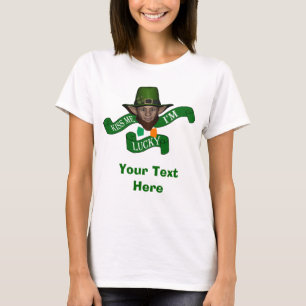 Kiss me I'm lucky St Patrick's day T-Shirt