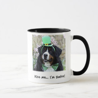 Kiss me... I'm Swiss Berner mug