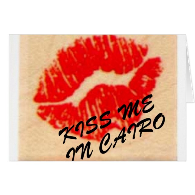 KISS ME IN CAIRO (Front Horizontal)