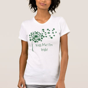 Kiss Me Je suis Irlandais - T-shirt Dandelion Clov