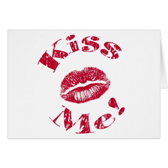 Kiss Me ! Lips rouges (Devant horizontal)