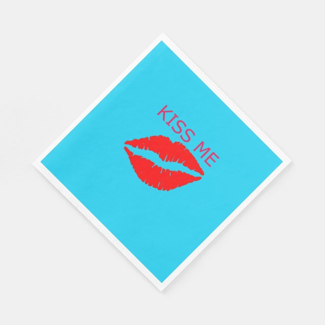 Kiss Me Napkin (Corner)