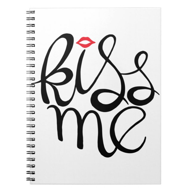 Kiss Me Notebook (Front)