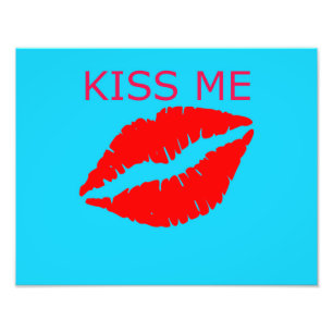 Kiss Me Photo Print