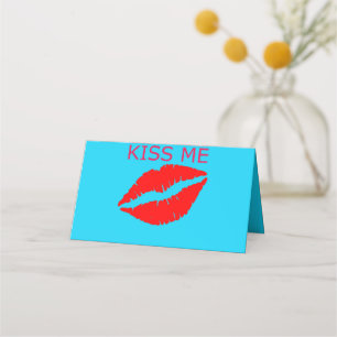 Kiss Me Place Card