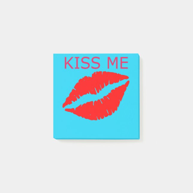 Kiss Me Post-it Notes (Front)
