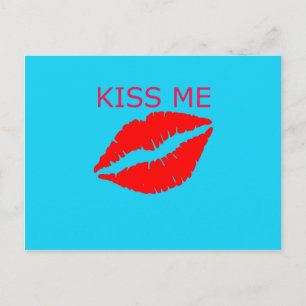 Kiss Me Postcard