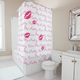 Kiss Me Pretty Shower Curtain