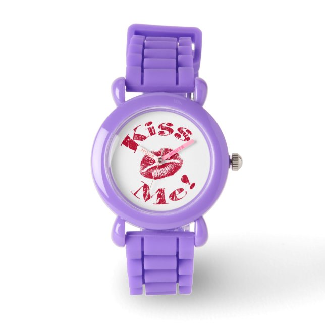 Kiss Me! Red Lips Watch (Front)