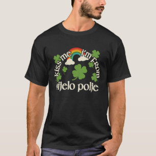 Kiss Me Shamrock  City St Patrick's Day Bijelo Pol T-Shirt