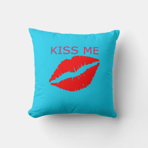 Kiss Me Throw Pillow