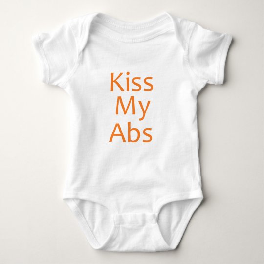 Kiss my Abs Baby Bodysuit