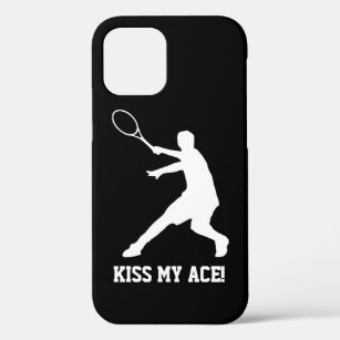 KISS MY ACE funny tennis player quote personalized iPhone 12 Case