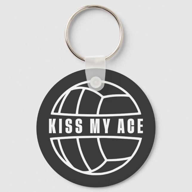 Kiss my Ace Keychain (Front)