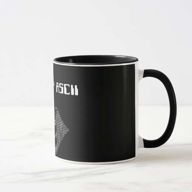 KISS MY ASCII mug (Right)