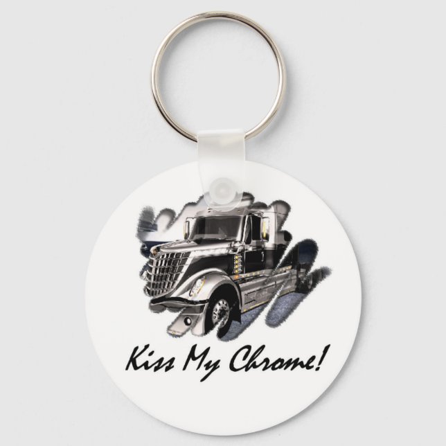 Kiss My Chrome! Keychain (Front)