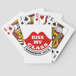 kiss my class 2018 playing cards