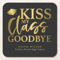 Kiss My Class Goodbye Funny Graduation Party