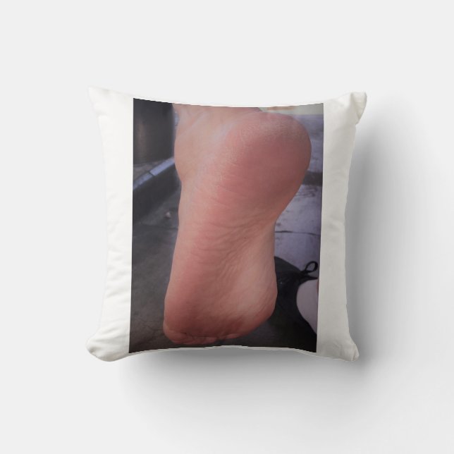 KISS MY FEET THROW PILLOW (Front)