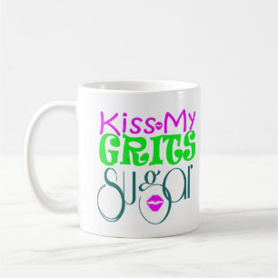 Kiss My Grits Coffee Mug