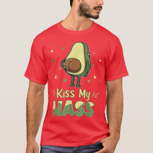 Kiss My Hass Avocado Png  T-Shirt