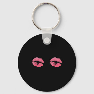 Kiss My Lips S Valentines Day Graphic  Keychain