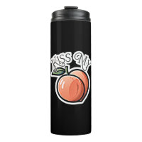Kiss my Peach Peaches Funny Fruit