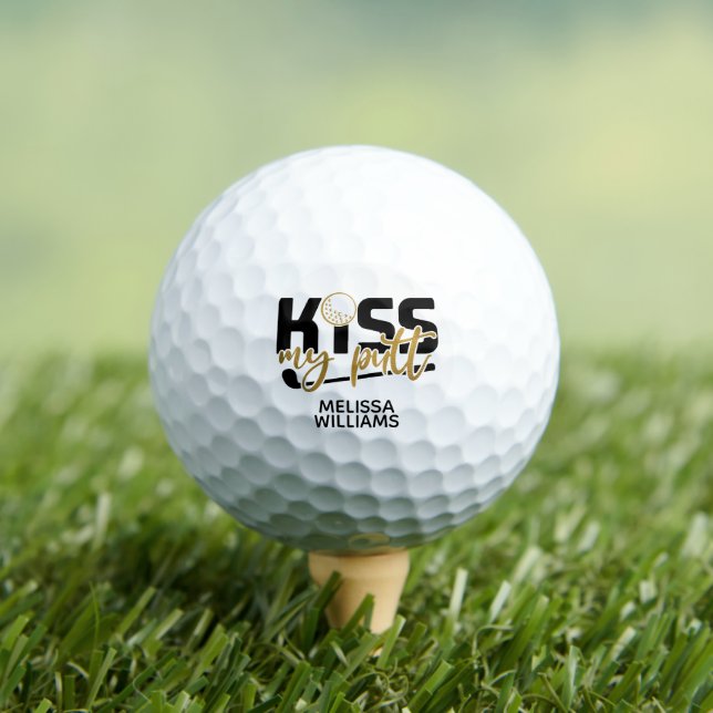 Kiss My Putt Golf Balls (Insitu Tee)