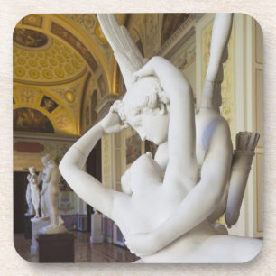 Kiss of Cupid and Psyche, by Antonio Canova Coaster