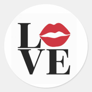 Kiss of Love : Édition Red Lips Autocollants