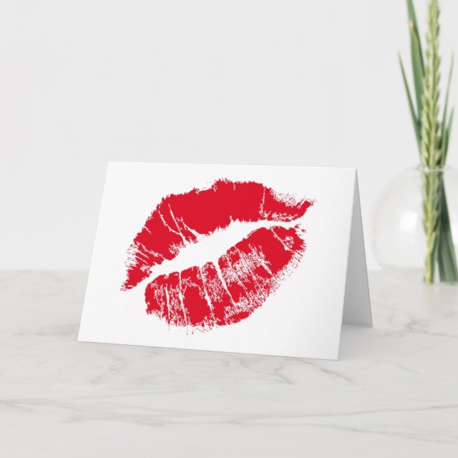 Kiss Of Love Holiday Card (Front)