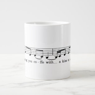 Kiss on your Head Large Coffee Mug