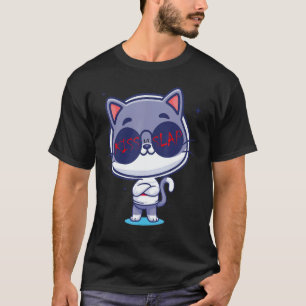 Kiss or Slap cat T-Shirt